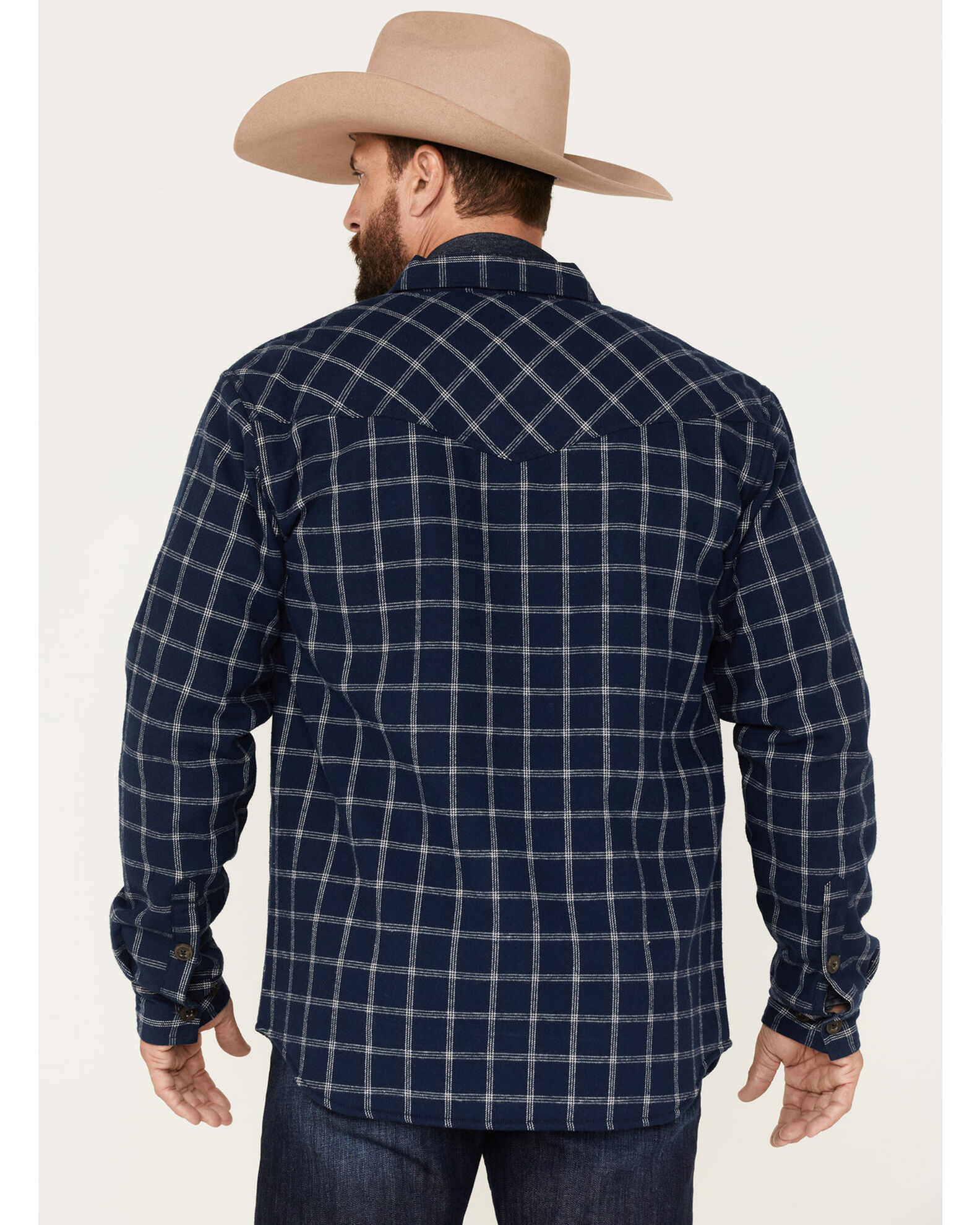 Product Name Cody James Men s Ghost Tree Plaid Button Down Sherpa Bonded Flannel Shirt Jacket
