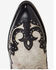 Image #5 - Corral Women's Black Overlay & Studs Western Boots - Round Toe, Black/white, hi-res