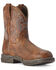 Image #1 - Ariat Women's Anthem Shortie Performance Western Boots - Round Toe, Brown, hi-res