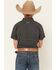 Image #4 - Ariat Boys' Southwestern Geo Print Short Sleeve Button-Down Western Shirt, Black, hi-res