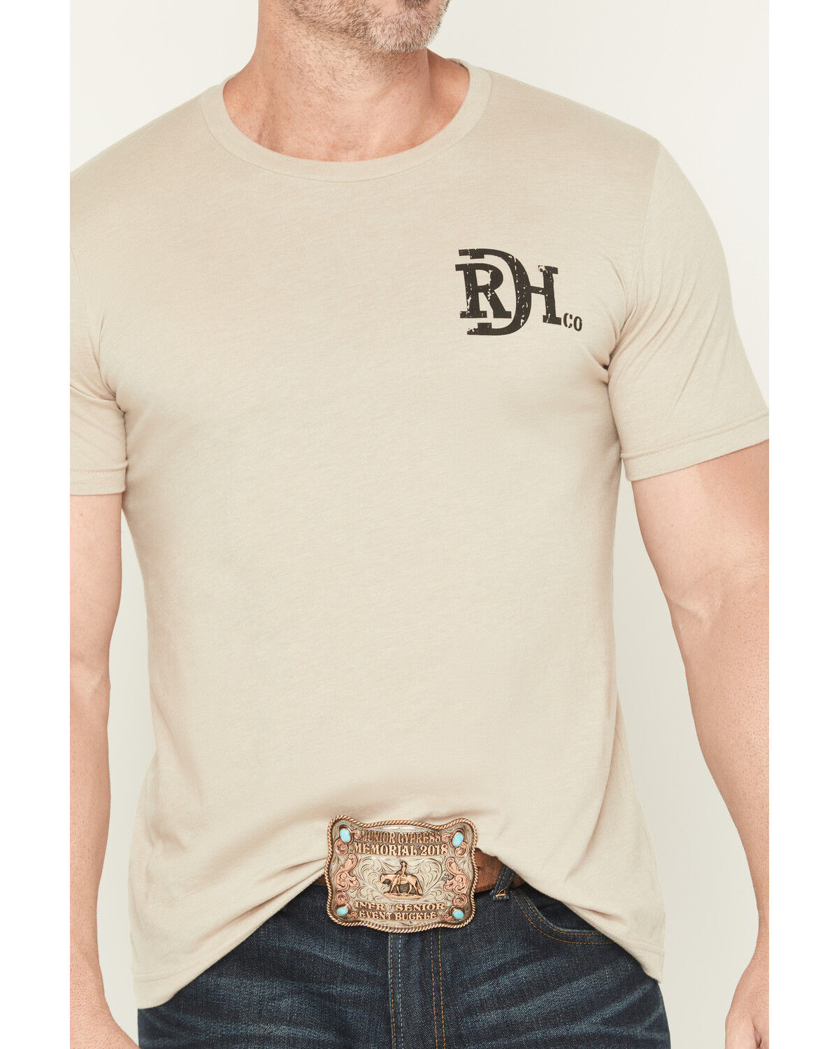 Image #4 - Red Dirt Hat Men's Diamond Cactus Short Sleeve Graphic T-Shirt, Sand, hi-res
