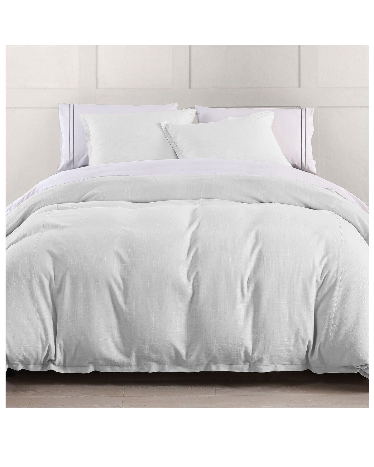 HiEnd Accents Hera King Duvet Set - 3 Piece, Grey, hi-res