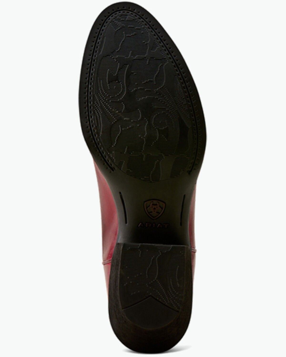 Image #5 - Ariat Women's Heritage Noir Western Boots - Round Toe, Red, hi-res