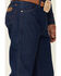 Image #2 - Wrangler 13MWZPW Cowboy Cut Original Fit Prewashed Jeans, Blue, hi-res