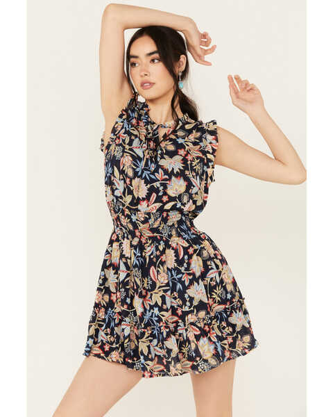 Image #2 - Revel Women's Floral Sleeveless Mini Dress, , hi-res