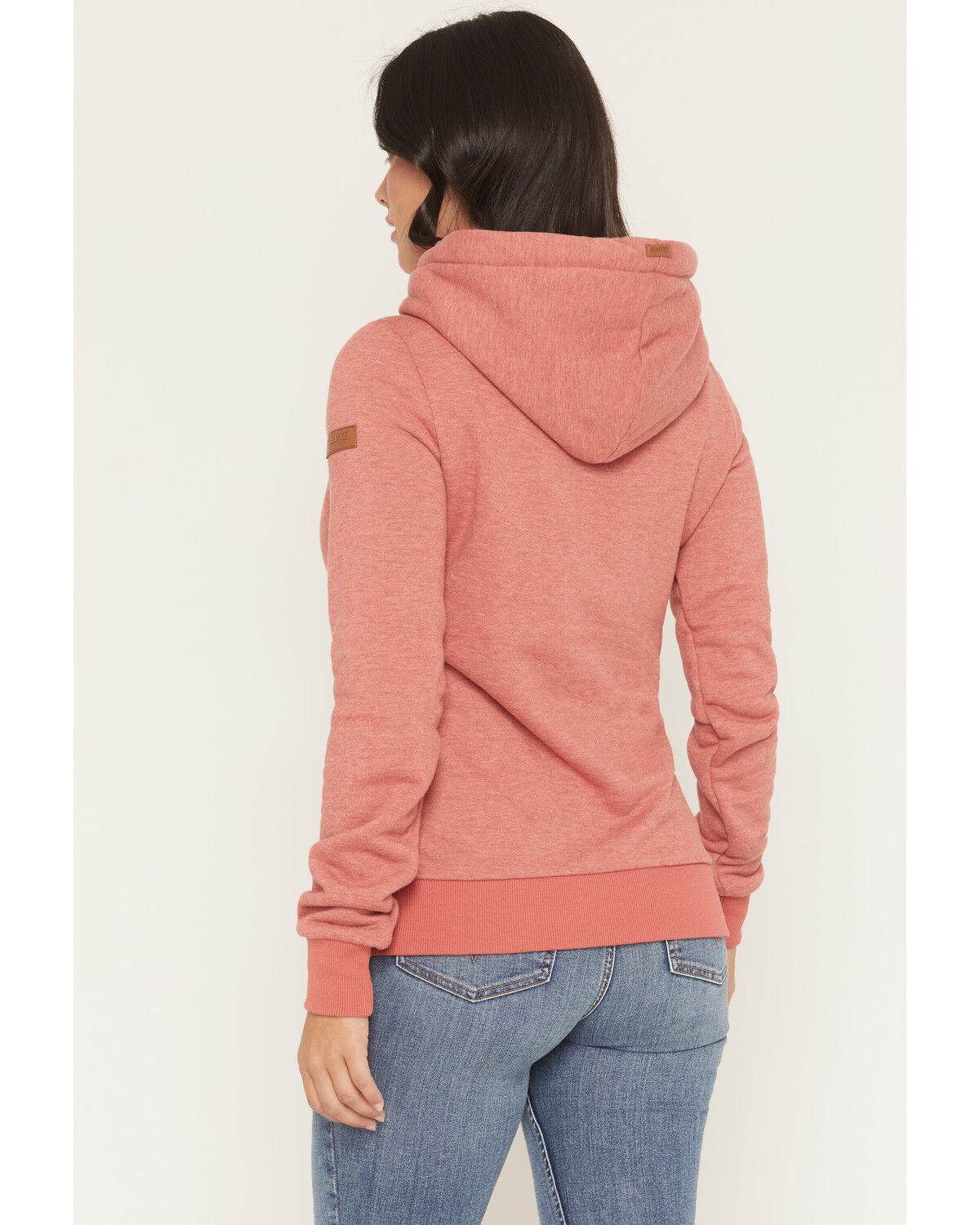 Image #4 - Wanakome Women's Artemis Cowl Neck Hoodie, Red, hi-res