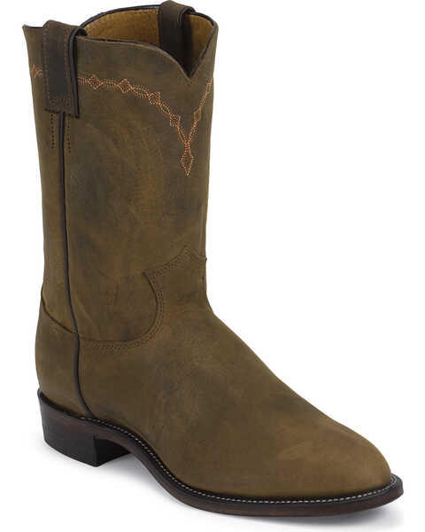 Image #1 - Justin Men's Bay Apache Classic Roper Boots, , hi-res