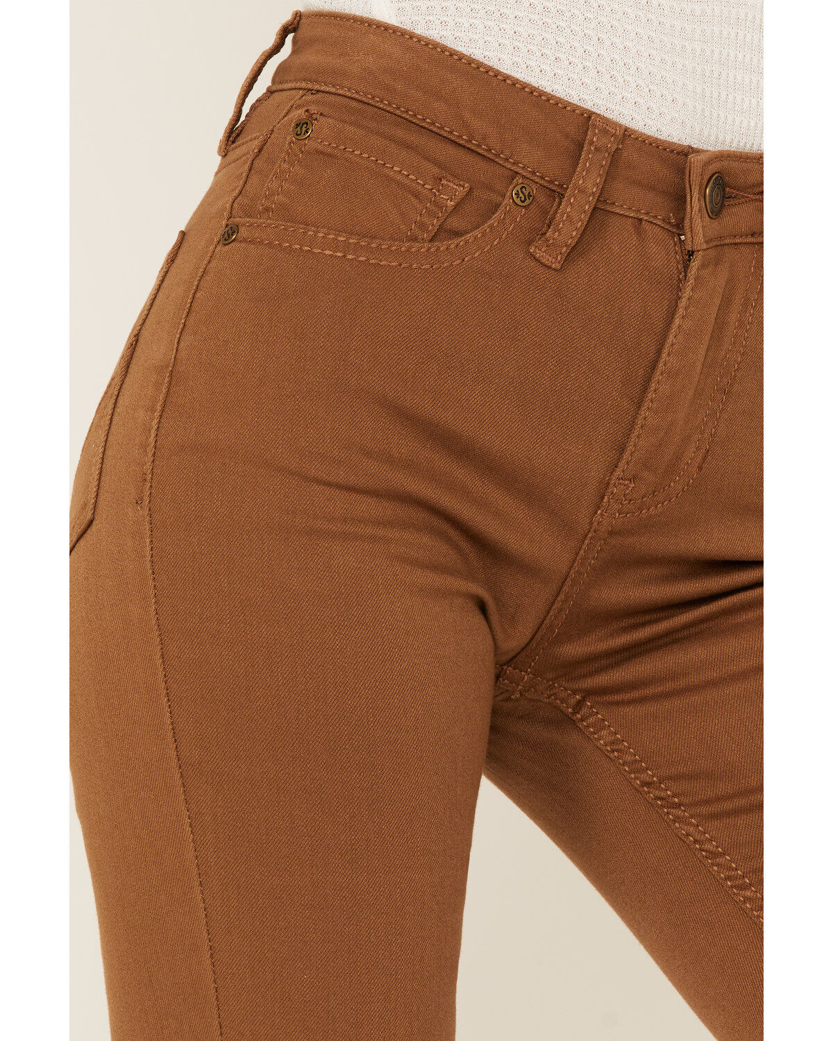 Image #2 - Shyanne Women's High Rise Frayed Hem Super Flare Jeans, , hi-res