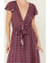 Image #3 - Beyond The Radar Women's Border Print Picnic High-Low Dress, Purple, hi-res
