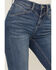 Image #2 - Shyanne Women's Medium Dark Wash High Rise Seam Detail Flare Jeans, , hi-res
