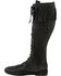 Minnetonka Men's Lace-Up Suede Knee High Boots, Black, hi-res