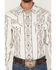 Image #3 - Cody James Men's Cowboy Boogie Southwestern Stripe Print Long Sleeve Snap Western Shirt, Ivory, hi-res