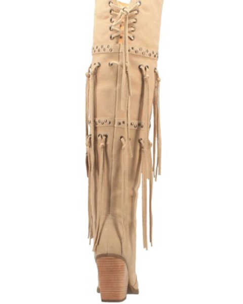 Image #5 - Dingo Women's Witchy Woman Fringe Tall Western Boots - Pointed Toe, , hi-res