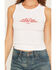 Image #3 - Los Sundays Women's Tequila & Country Graphic Tank Top, White, hi-res