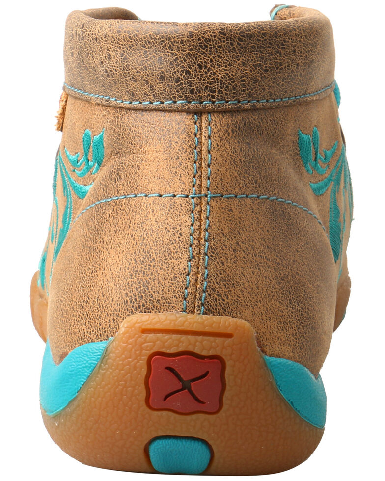 Twisted X Women's Tooled Embroidery Moccasin Driving Shoes - Moc Toe | Boot Barn
