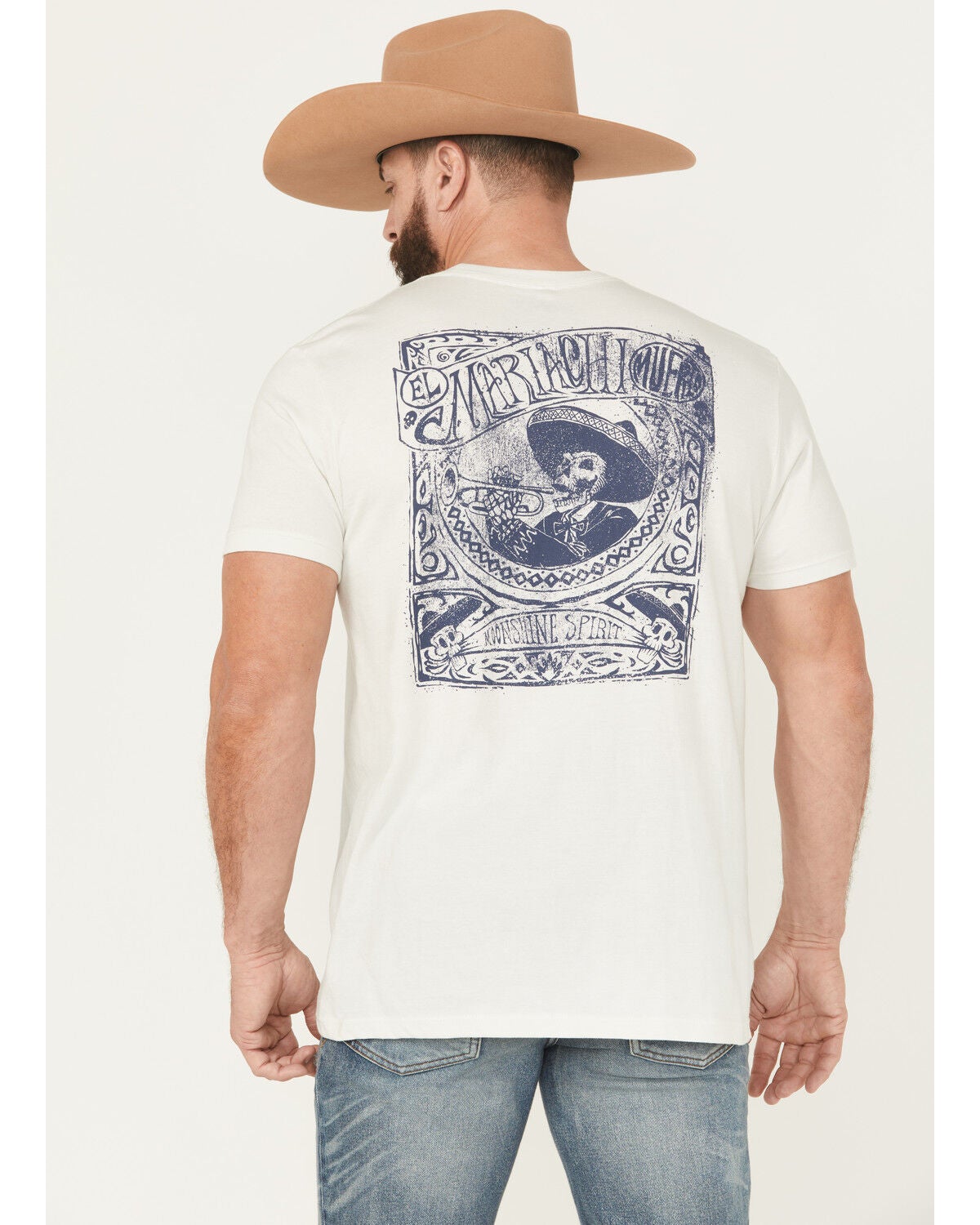 Moonshine Spirit Men's EL Mariachi Short Sleeve Graphic T-Shirt, Ivory, hi-res