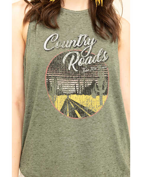 Image #4 - Cut & Paste Women's Country Road Braided Graphic Tank Top, , hi-res