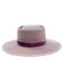 Image #3 - Shyanne Women's Light Purple Telescope Boater Wool Felt Western Hat , Light Purple, hi-res