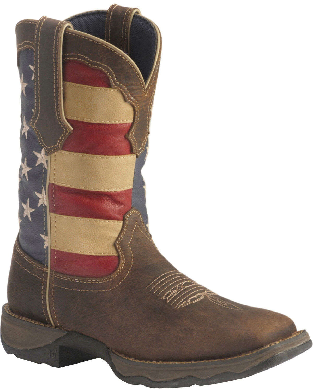 womens red white and blue cowboy boots