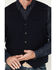 Image #3 - Moonshine Spirit Men's Pinstripe Capone Wool Vest, Navy, hi-res
