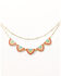 Image #1 - Shyanne Women's Fan Layered Necklace, Gold, hi-res