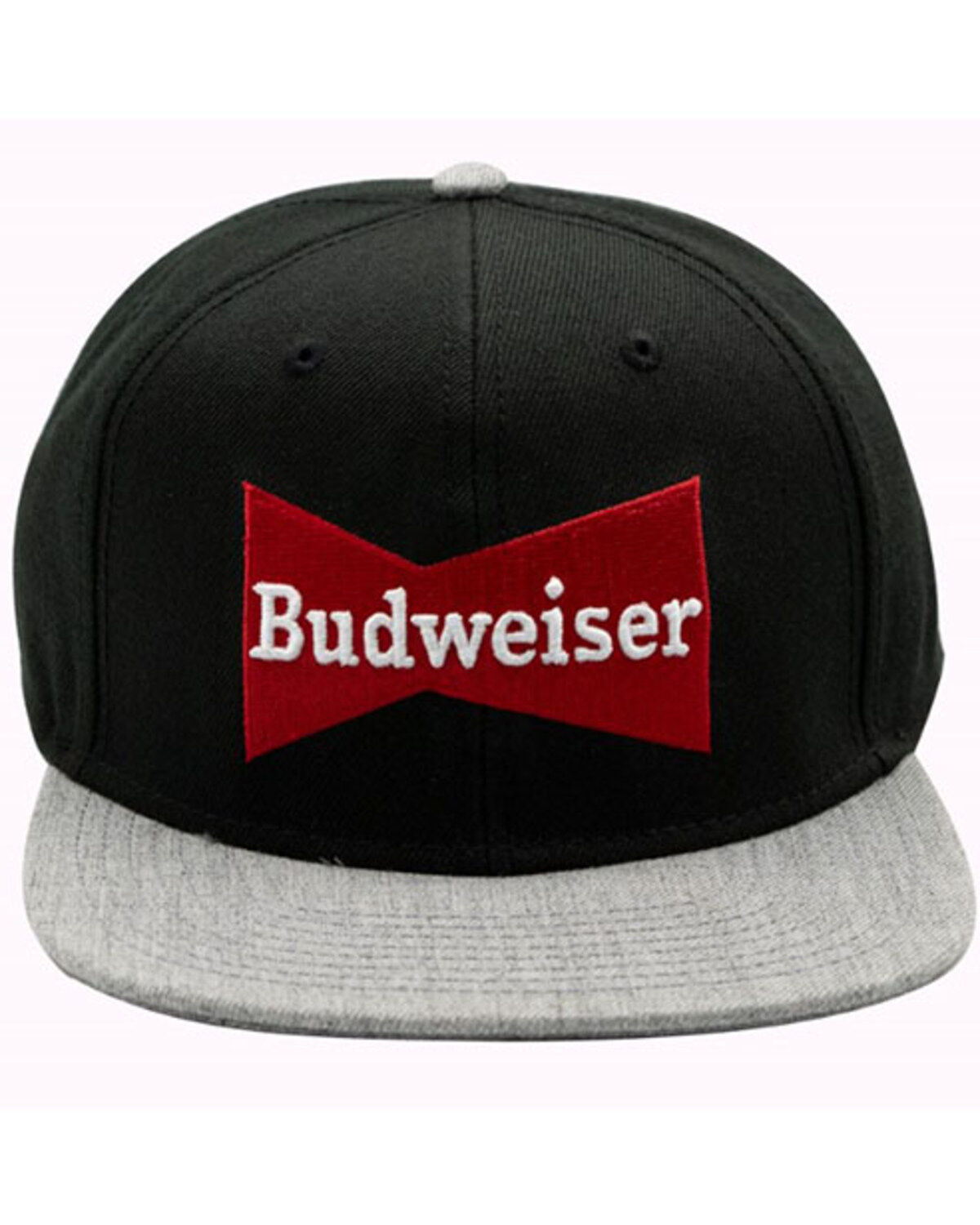 Image #3 - H Bar C Men's Budweiser Embroidered Logo Ball Cap, Black, hi-res
