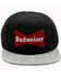 Image #3 - H Bar C Men's Budweiser Embroidered Logo Ball Cap, Black, hi-res
