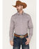 Image #1 - Wrangler 20X Men's Medallion Long Sleeve Snap Western Shirt, , hi-res