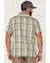 Image #4 - Columbia Men's Lakeside Trail Large Plaid Short Sleeve Button Down Western Shirt, Grey, hi-res