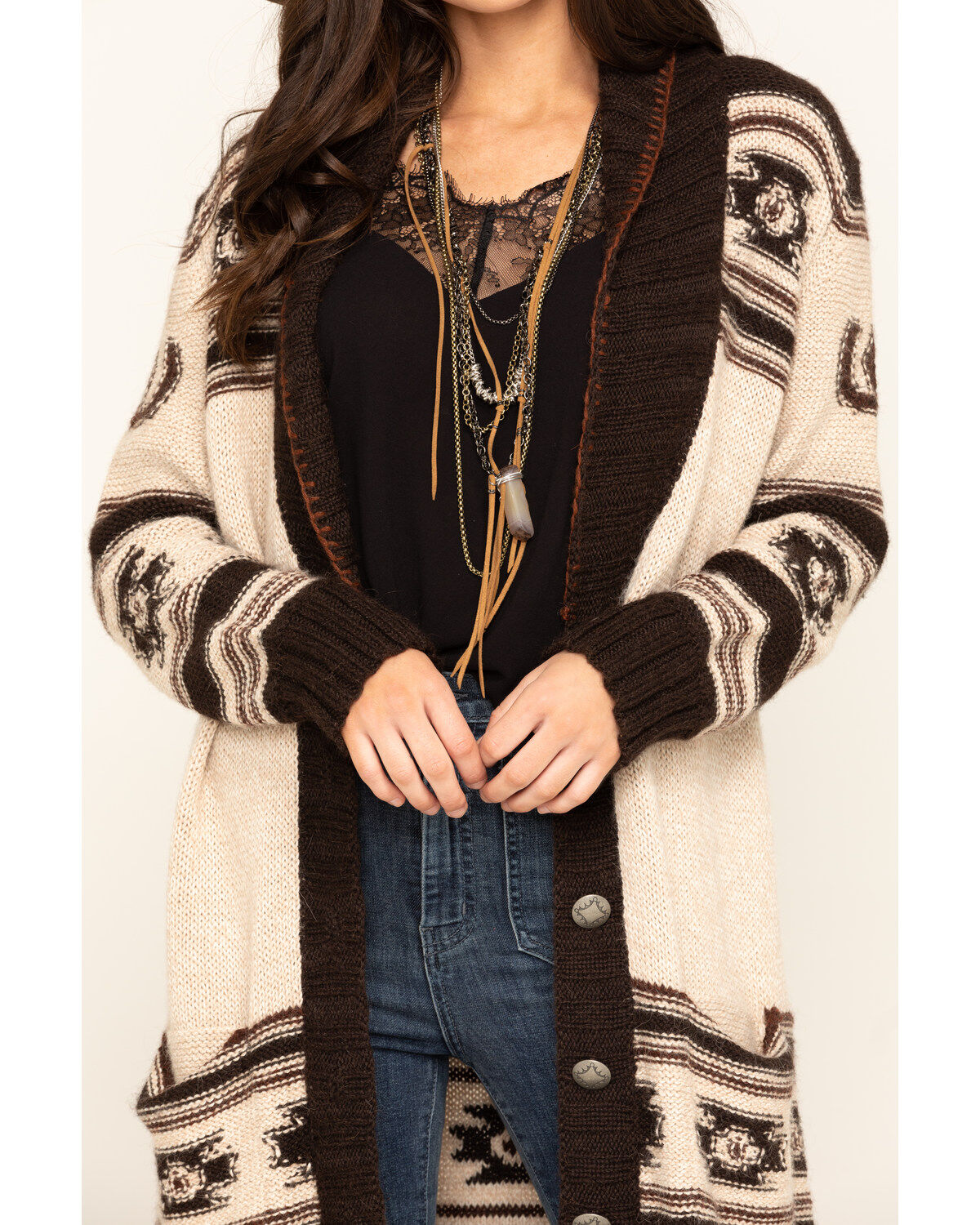 Image #4 - Double D Ranch Women's Spanish Pony Sweater, , hi-res