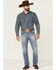 Image #1 - Cody James Men's Buckskin Wash Jackson Slim Straight Stretch Denim Jeans - Tall, Blue, hi-res