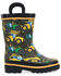 Image #2 - Western Chief Boys' Tractor Tough Rain Boots, Taupe, hi-res