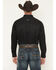 Image #4 - Ariat Men's Long Sleeve Logo Long Sleeve Western Shirt, Black, hi-res
