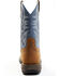 Brothers & Sons Men's Lite Performance Western Boots - Broad Square Toe , Blue, hi-res