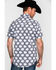 Image #2 - Rock & Roll Denim Men's Crinkle Washed Palm Print Short Sleeve Western Shirt, , hi-res