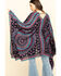 Image #2 - Patrons of Peace Women's Navy Americana Print Kimono, , hi-res