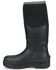 Image #2 - Carolina Men's Short Puncture Resisting Rubber Boots - Steel Toe, Black, hi-res