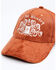 Image #3 - Shyanne Women's Just Add Whiskey Faux Suede Ball Cap, Rust Copper, hi-res