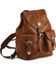 American West Leather Backpack, Brown, hi-res