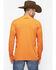 Image #3 - Wrangler Men's Riggs Crew Performance Long Sleeve T-Shirt, Bright Orange, hi-res