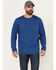 Image #3 - Ariat Men's Rebar Workman Chrome Moto Eagle Long Sleeve T-Shirt, Blue, hi-res