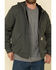 Carhartt Men's Rain Defender Thermal Lined Zip Hooded Work Sweatshirt, Charcoal, hi-res