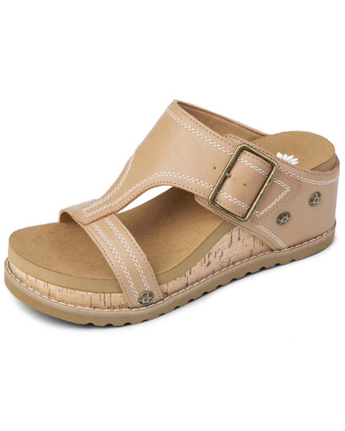 Image #1 - Yellow Box Women's Andreas Wedge Heels, Tan, hi-res