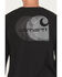 Image #4 - Carhartt Men's Relaxed Fit Heavyweight Long Sleeve Pocket Graphic Work Shirt, Black, hi-res