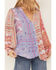 Image #3 - Jen's Pirate Booty Women's Fairytale Soho Patchwork Button-Down Top , Multi, hi-res