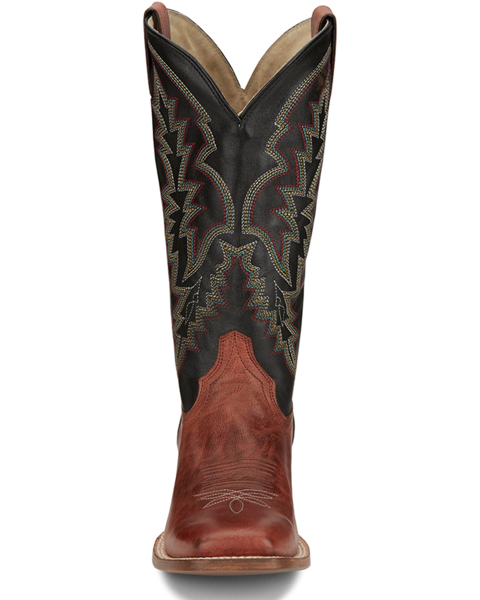 Tony Lama Men's Landgrab Western Boot - Broad Square Toe Leather Cowboy Boots