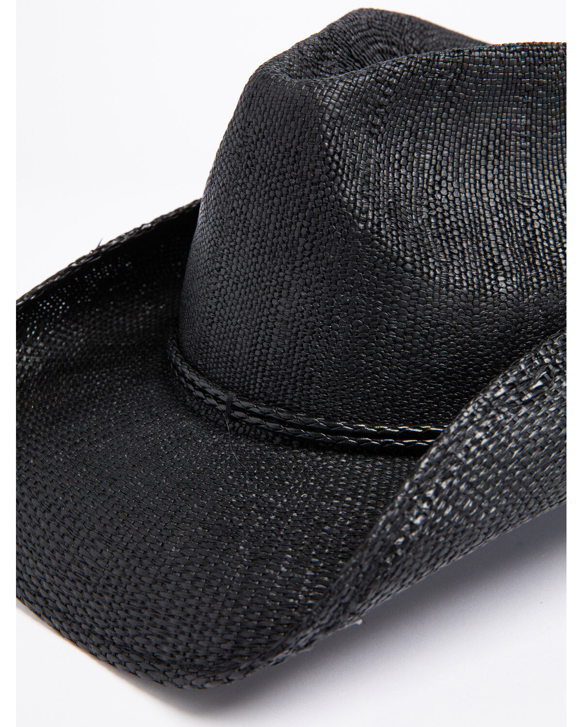 Image #6 - Cody James Kids' Straw Cowboy Hat, Black, hi-res