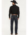 Image #3 - Rock & Roll Denim Men's Alpha Dark Wash Tapered Bootcut Reflex Stretch Denim Jeans, Dark Wash, hi-res