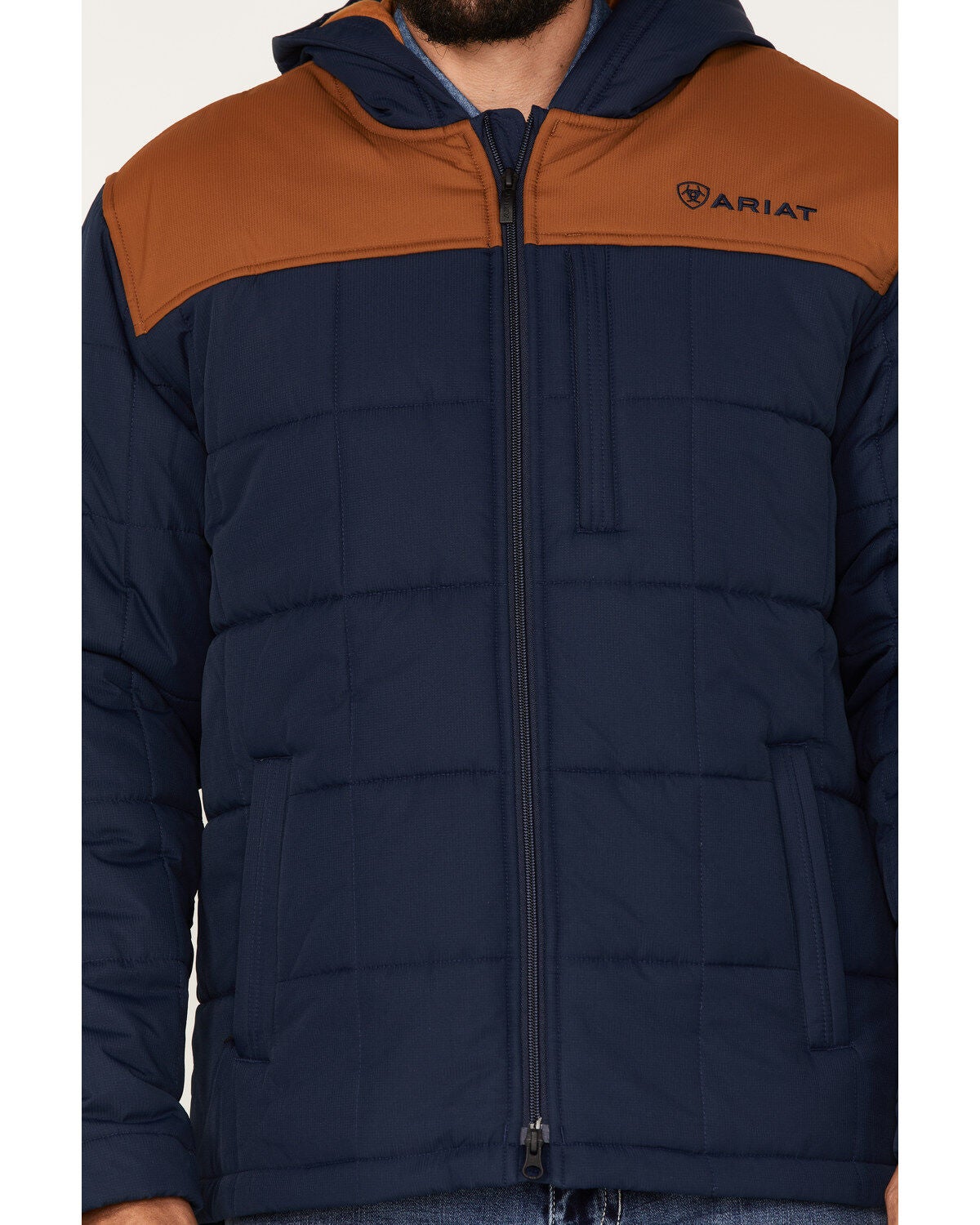 Image #3 - Ariat Men's Two Tone Crius Hooded Insulated Jacket, , hi-res