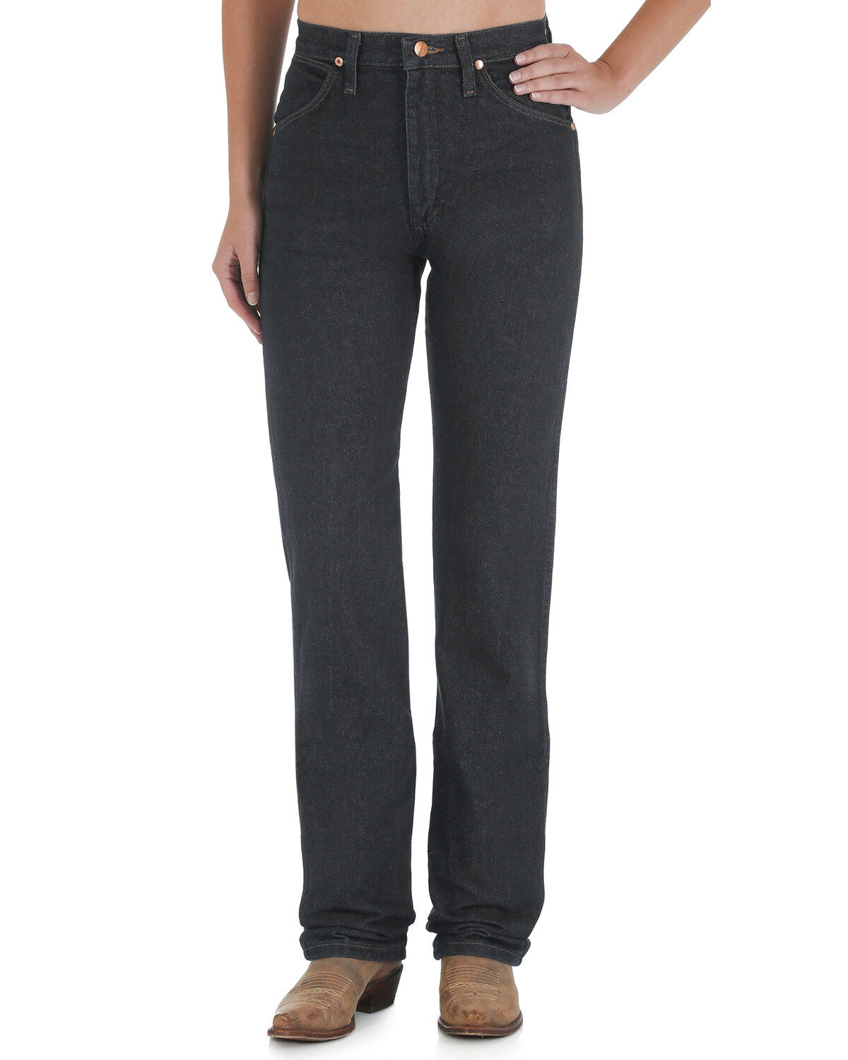 Image #1 - Wrangler Women's Prewashed Cowboy Cut Slim Fit Jeans, , hi-res